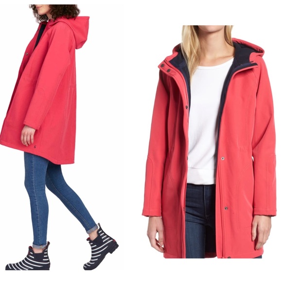 joules fleece lined waterproof coat